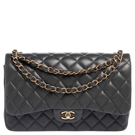 chanel large chevron quilted flap bag|chanel flap bag jumbo grey.